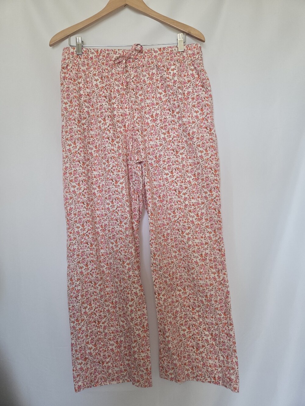 GAP Cottagecore Floral Cotton Wide Straight Leg Lounge Pants - Picture 1 of 14